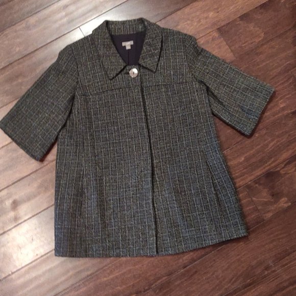J. Jill Tweed Wool Blend Jacket SIZE MEDIUM - Picture 9 of 9
